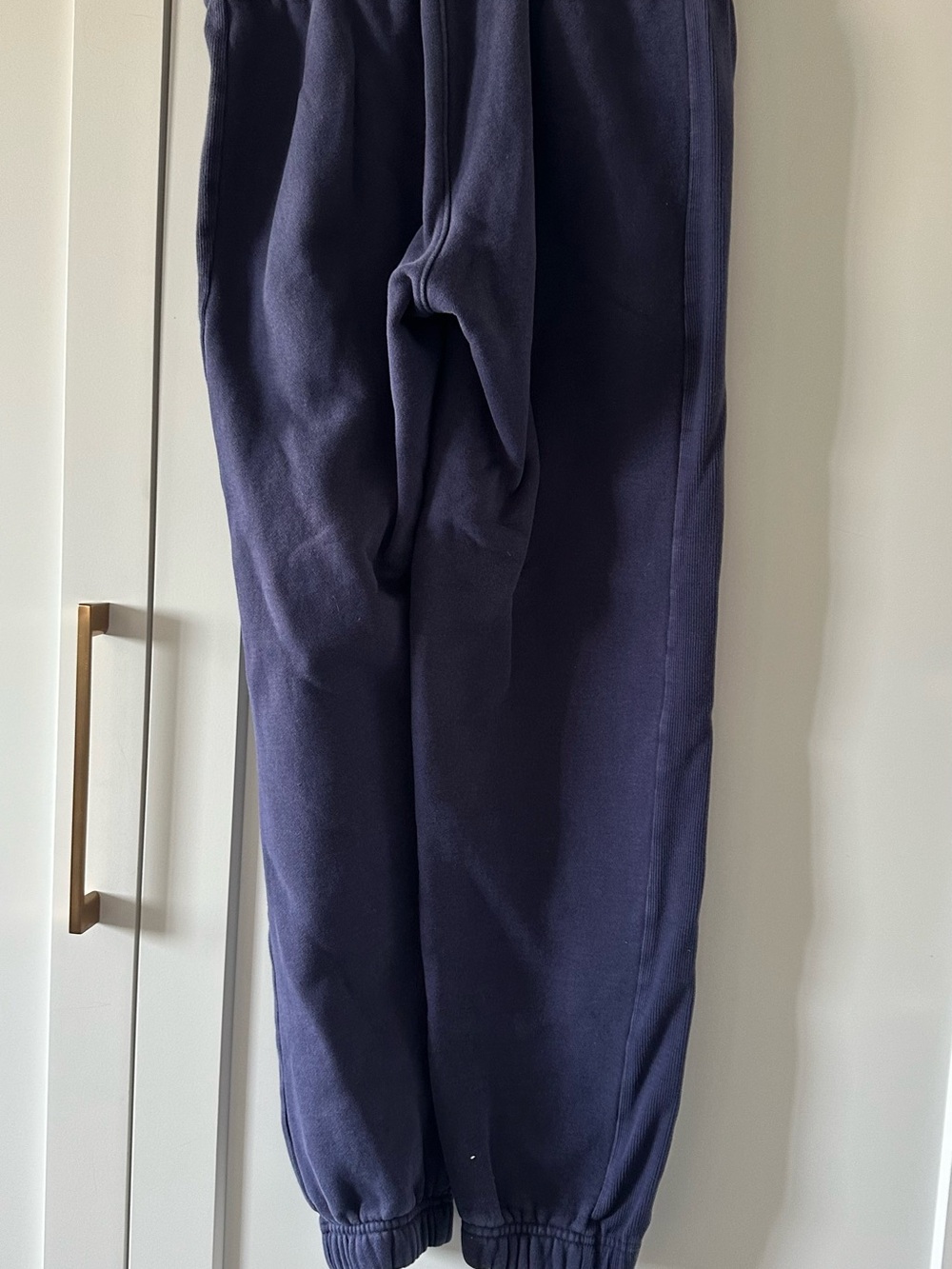 Navy Drawstring Jogger Pants - Picture 2 of 3